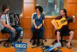 Entreveradas desde Cadena SER Aragón durante la entrevista. Foto de Aragón Musical.
