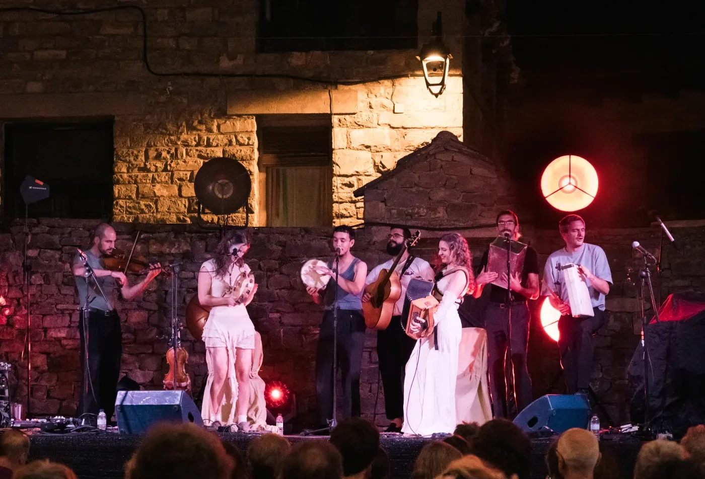 Caamaño y Ameixeiras con El Nido , Festival Castillo de Aínsa 2026 - Foto Sonia Gracia